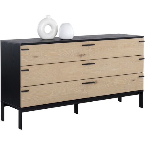 Rosso Black / Brown / Matte Black Dresser